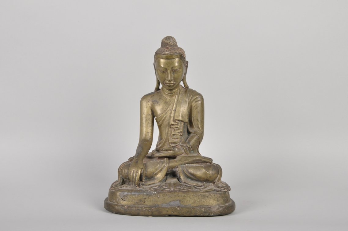 Sino Tibetan Bronze Buddha, photo 2 of 8