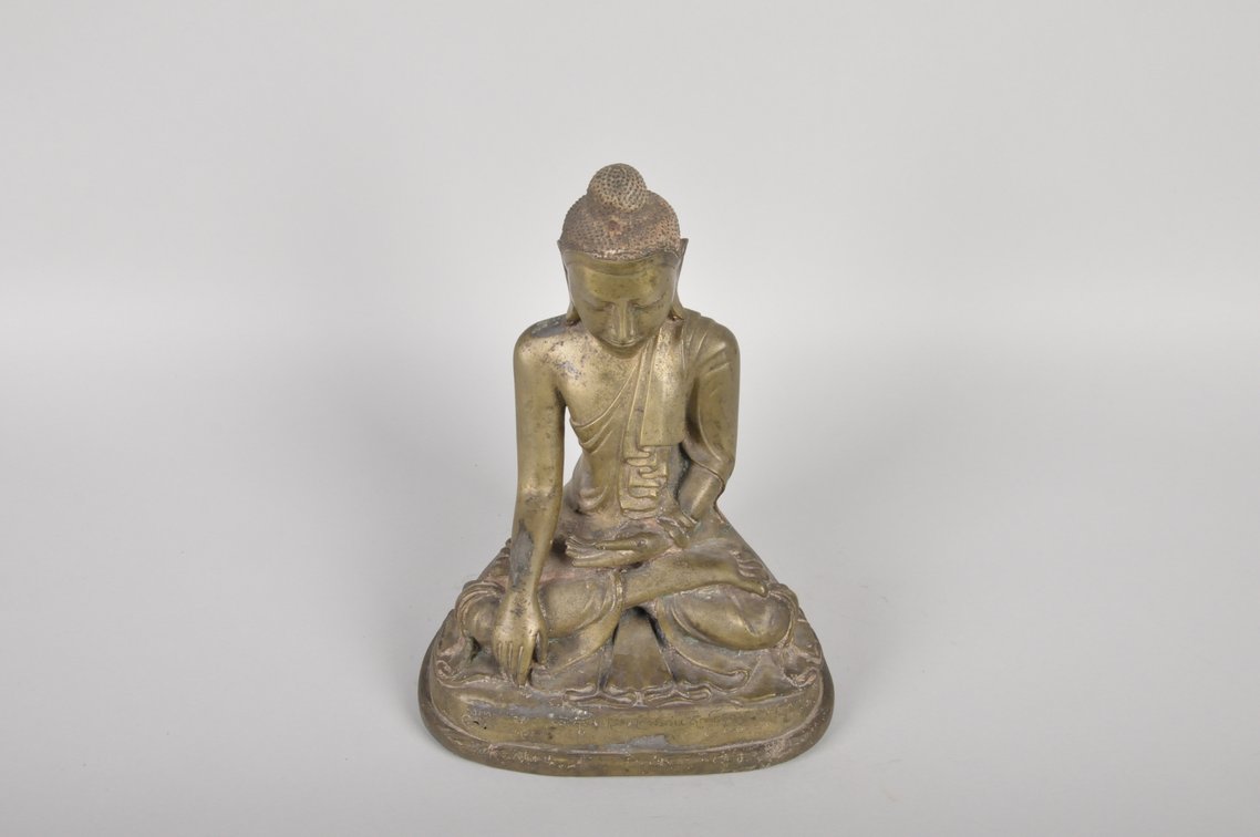 Sino Tibetan Bronze Buddha, photo 5 of 8