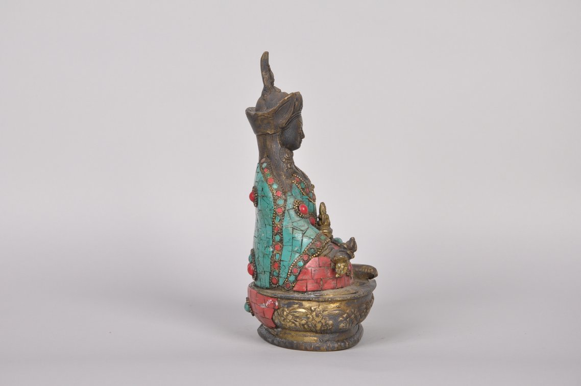 Tsongkhapa Buddhist Shaman Figure, photo 4 of 8