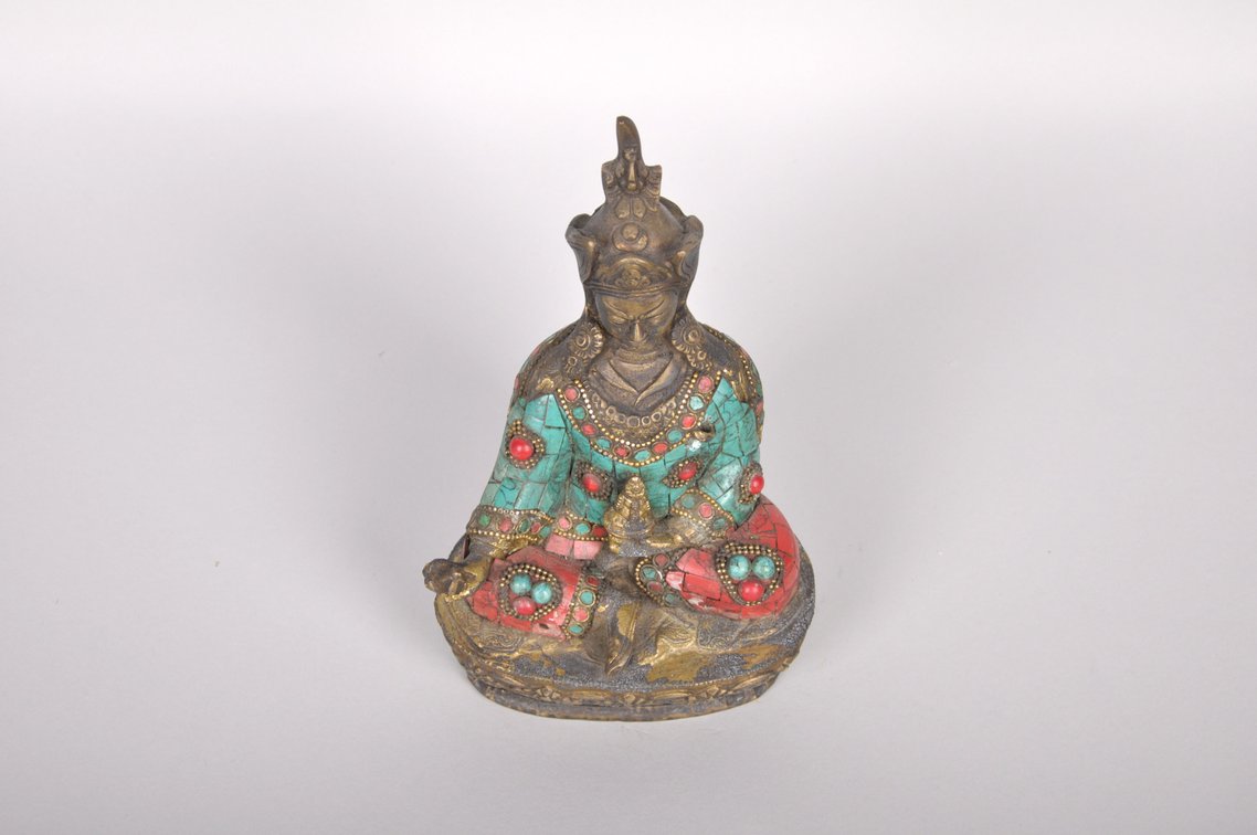 Tsongkhapa Buddhist Shaman Figure, photo 5 of 8