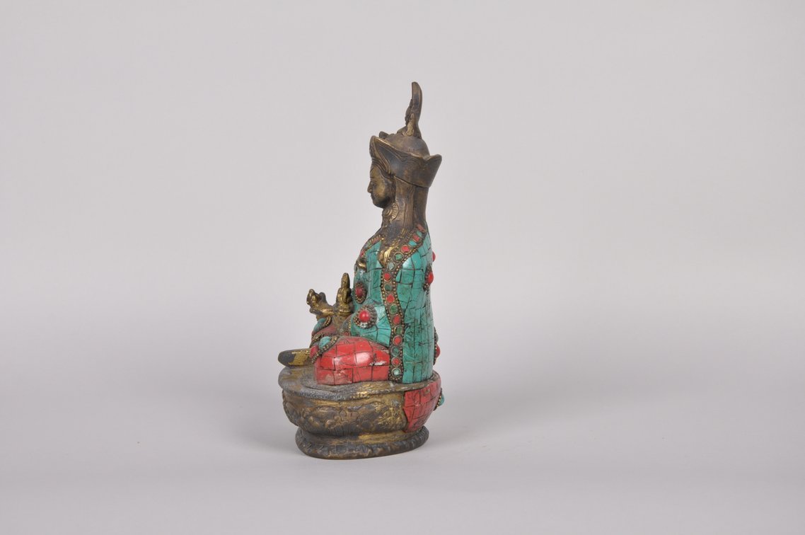 Tsongkhapa Buddhist Shaman Figure, photo 3 of 8
