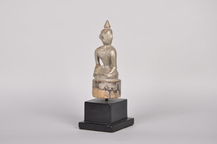 Laos Hand Carved Wooden Buddha