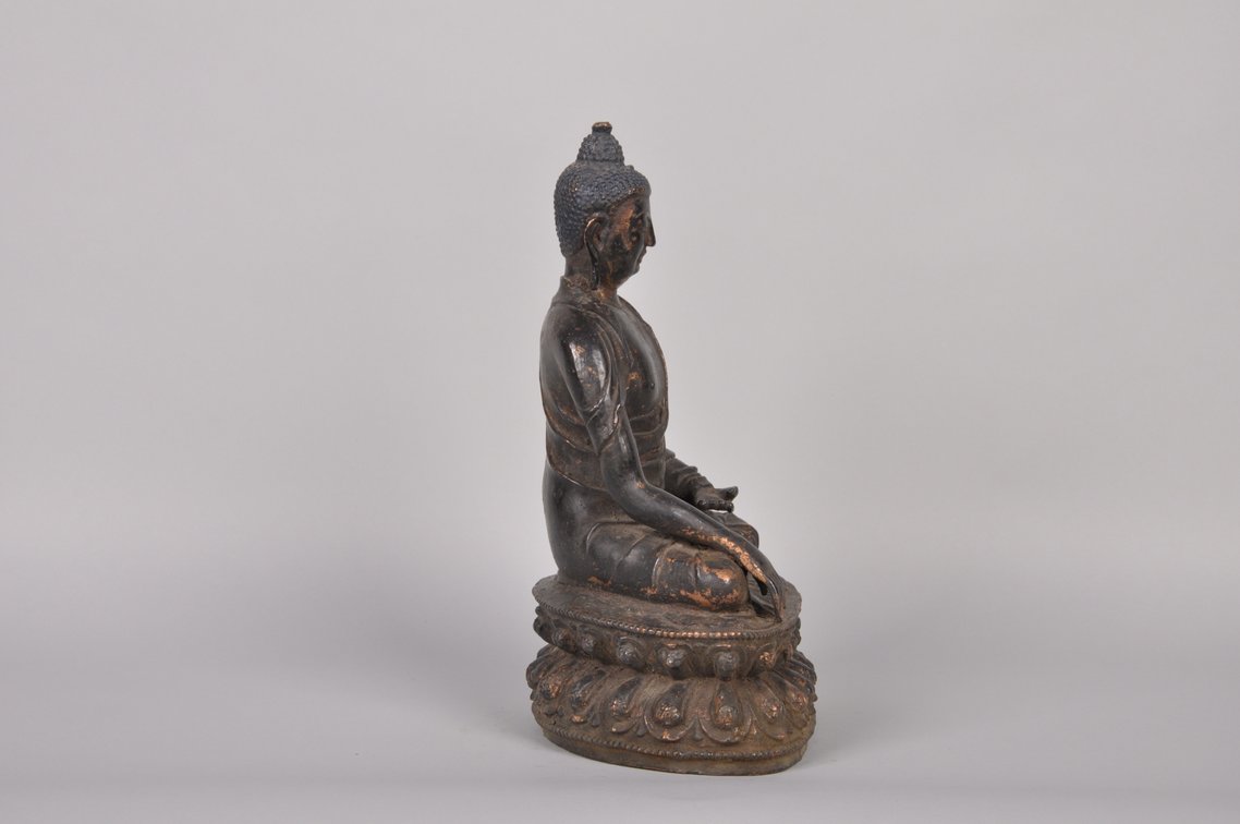 Boddhisattva Bronze with Gold Gilding  Sculpture, photo 5 of 8