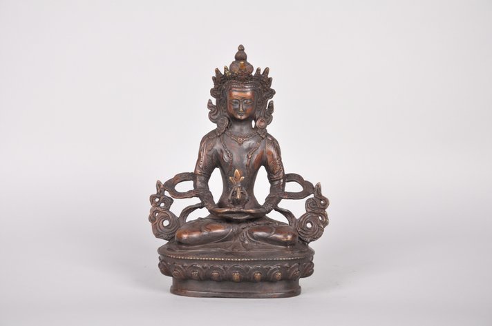 Vajrasattva Buddha of Perfection Copper Sculpture