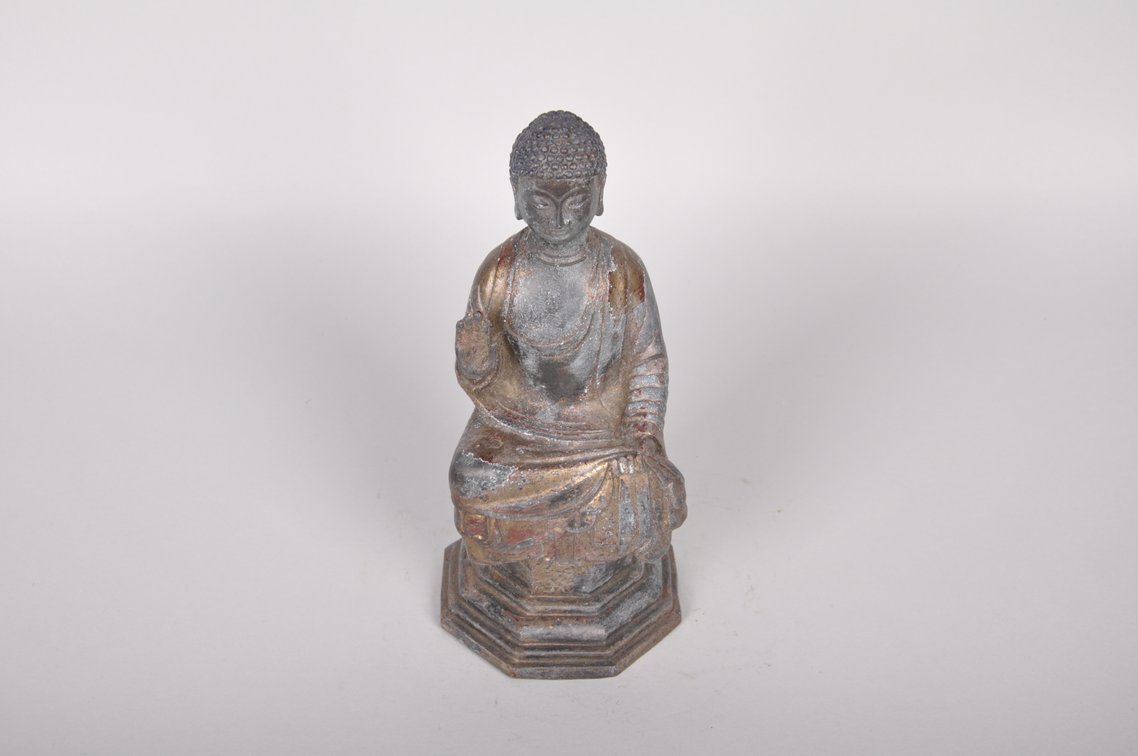Chinese and Tibetan Influenced Buddha Sculpture, photo 5 of 7