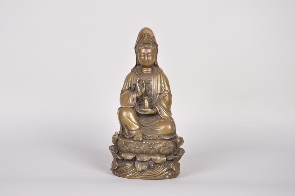 Guanyin Buddha Bronze Mahayana Sculpture, photo 2 of 7
