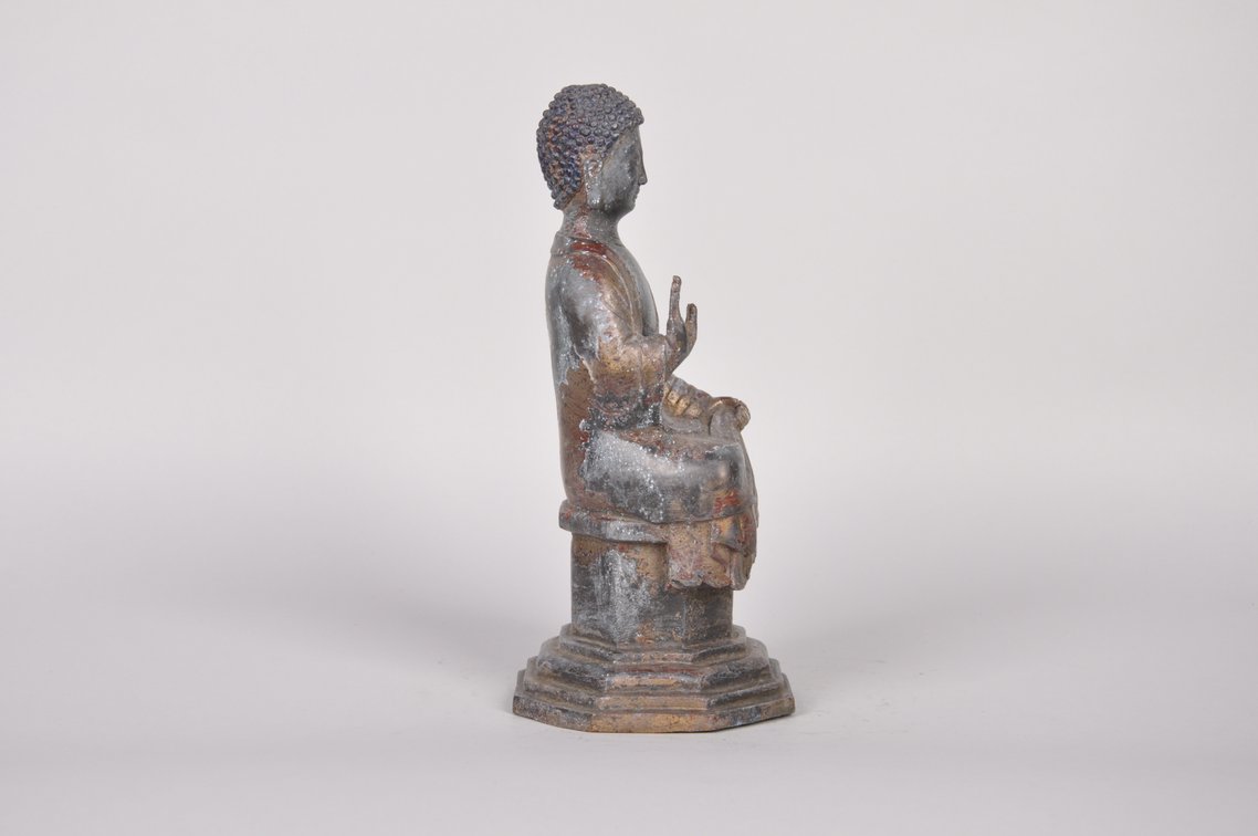 Chinese and Tibetan Influenced Buddha Sculpture, photo 4 of 7