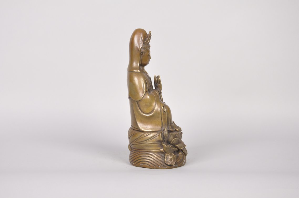 Guanyin Buddha Bronze Mahayana Sculpture, photo 4 of 7