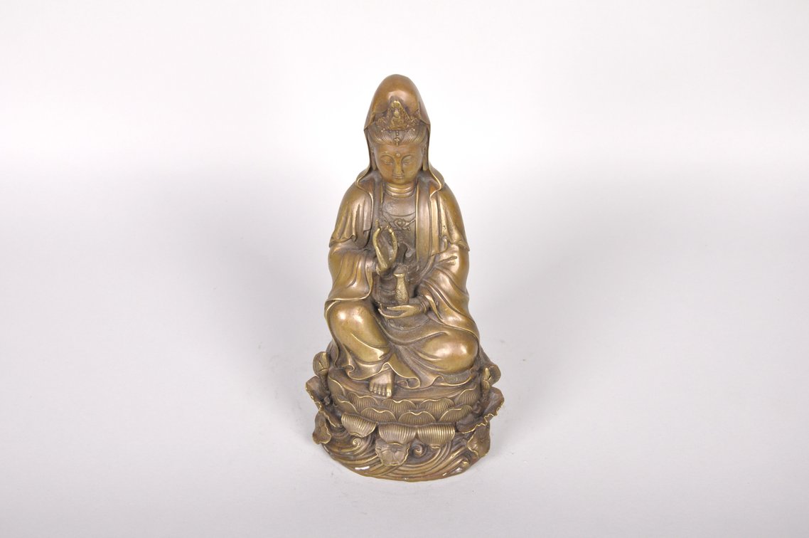 Guanyin Buddha Bronze Mahayana Sculpture, photo 5 of 7