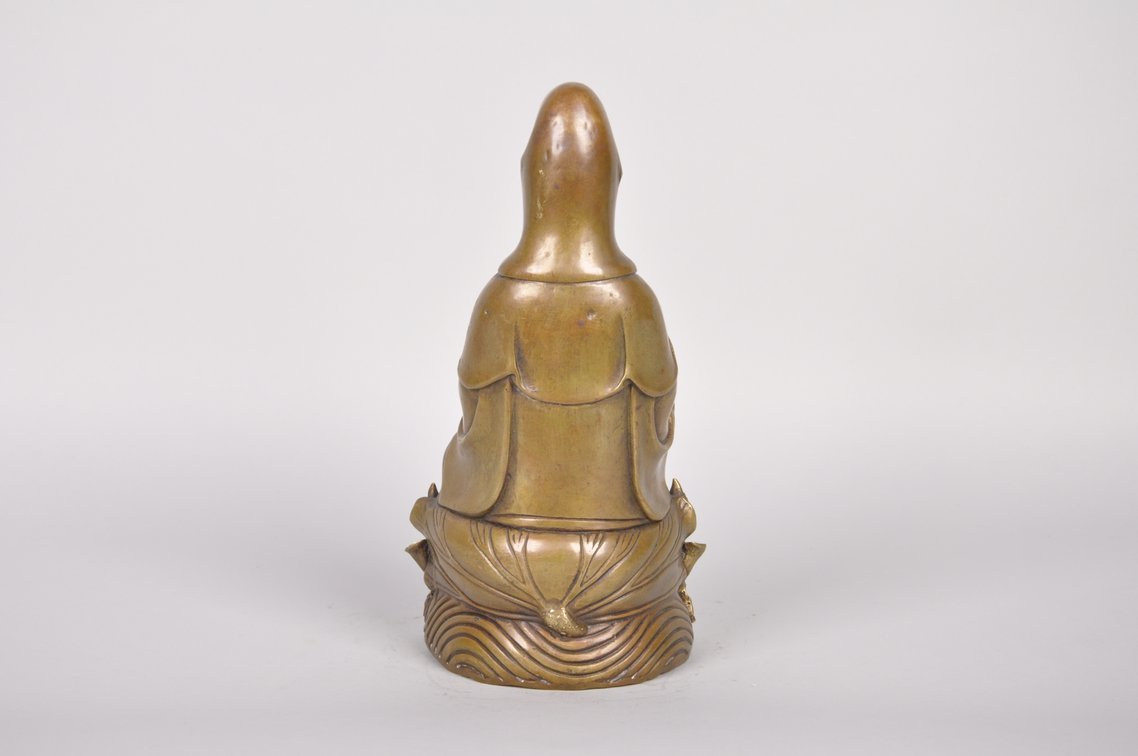 Guanyin Buddha Bronze Mahayana Sculpture, photo 6 of 7
