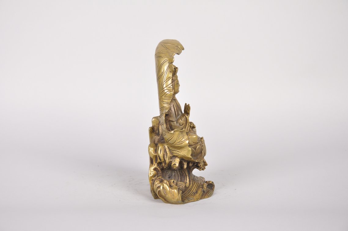 Guanyin Buddha Bronze Sculpture, photo 4 of 8