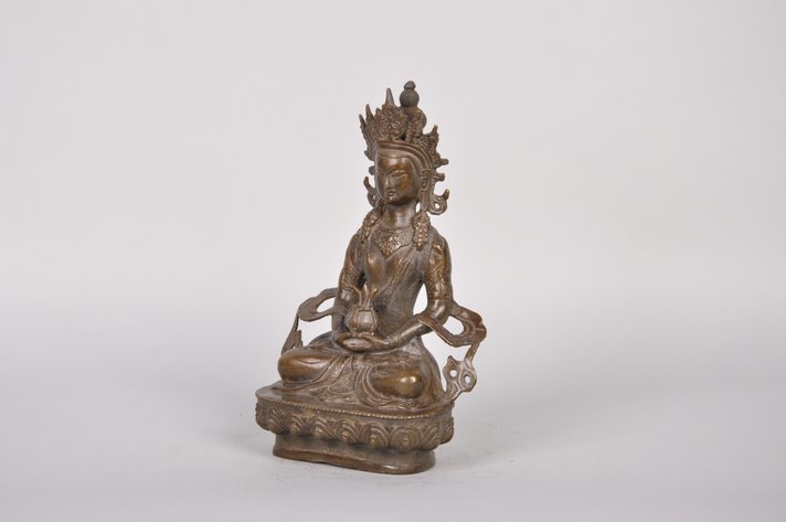 Vajrasattva Buddha of Perfection Copper Sculpture
