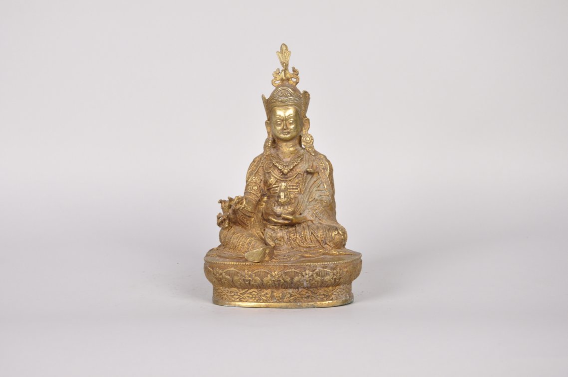 Padmasambhava Guru Rinpoche Tibetan Buddha Sculpture, photo 2 of 8