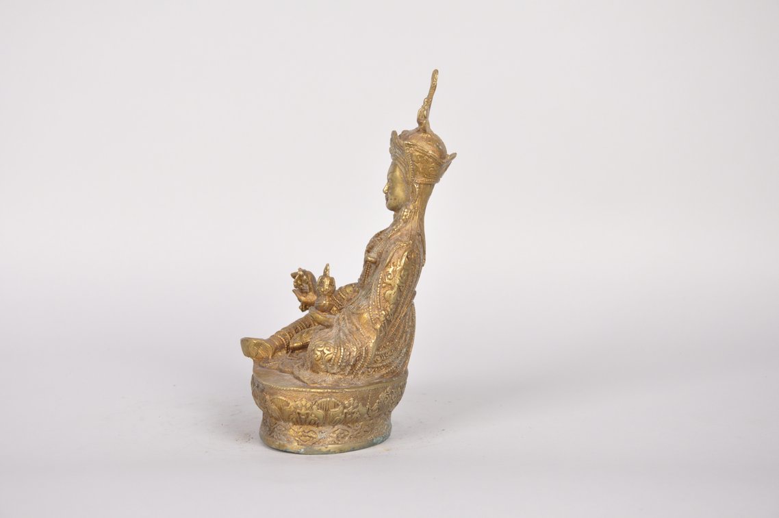 Padmasambhava Guru Rinpoche Tibetan Buddha Sculpture, photo 4 of 8