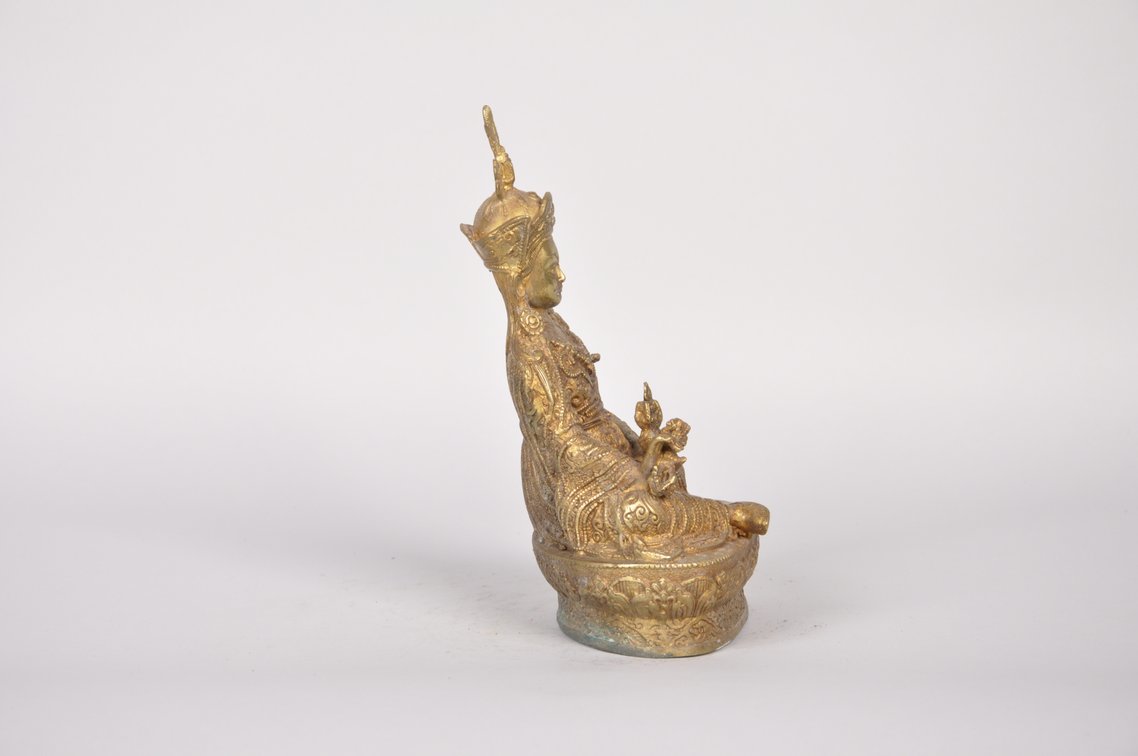 Padmasambhava Guru Rinpoche Tibetan Buddha Sculpture, photo 5 of 8