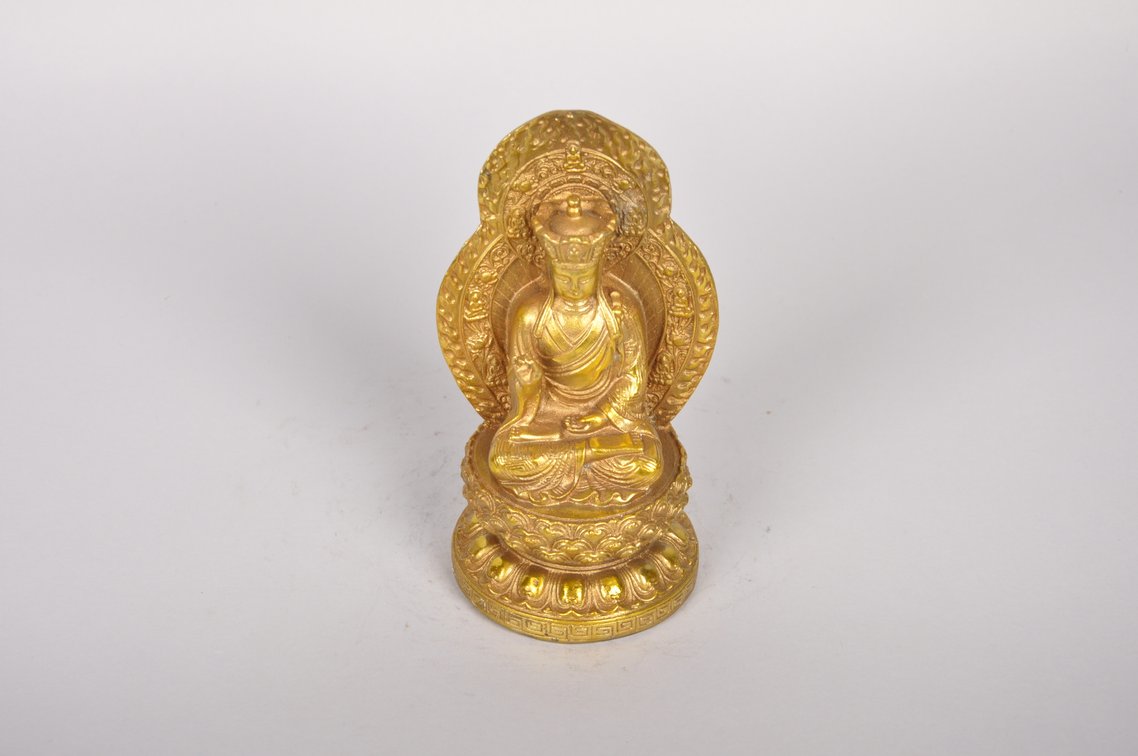 Ksitigarbha Bodhisattva Bronze Sculpture, photo 6 of 9