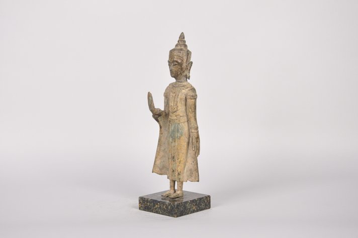 Standing Buddha Bronze Thai  Sculpture