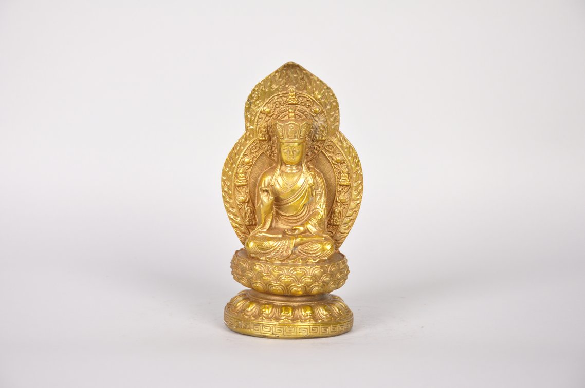 Ksitigarbha Bodhisattva Bronze Sculpture, photo 2 of 9