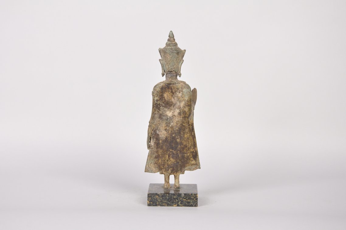 Standing Buddha Bronze Thai  Sculpture, photo 6 of 7