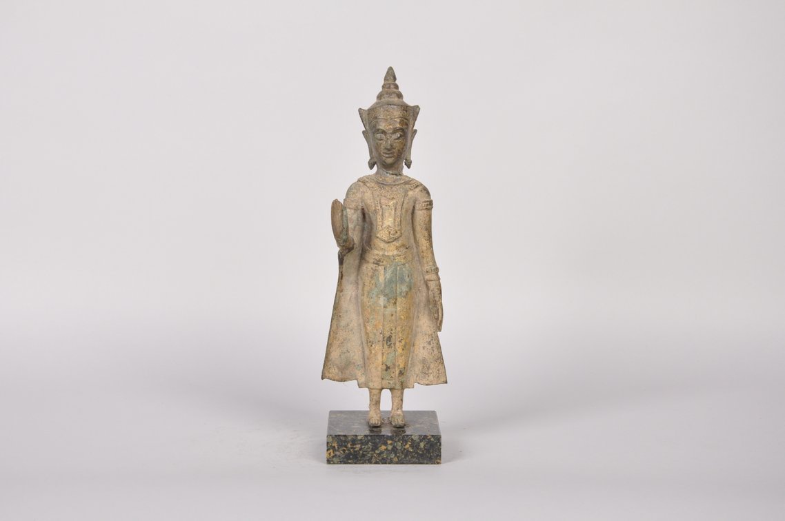 Standing Buddha Bronze Thai  Sculpture, photo 2 of 7