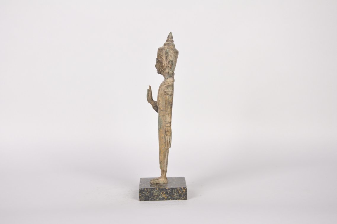 Standing Buddha Bronze Thai  Sculpture, photo 3 of 7