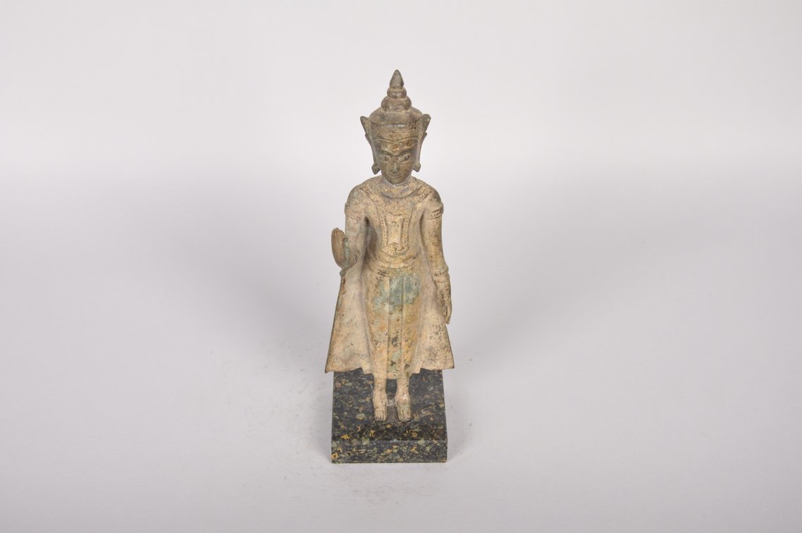 Standing Buddha Bronze Thai  Sculpture, photo 5 of 7