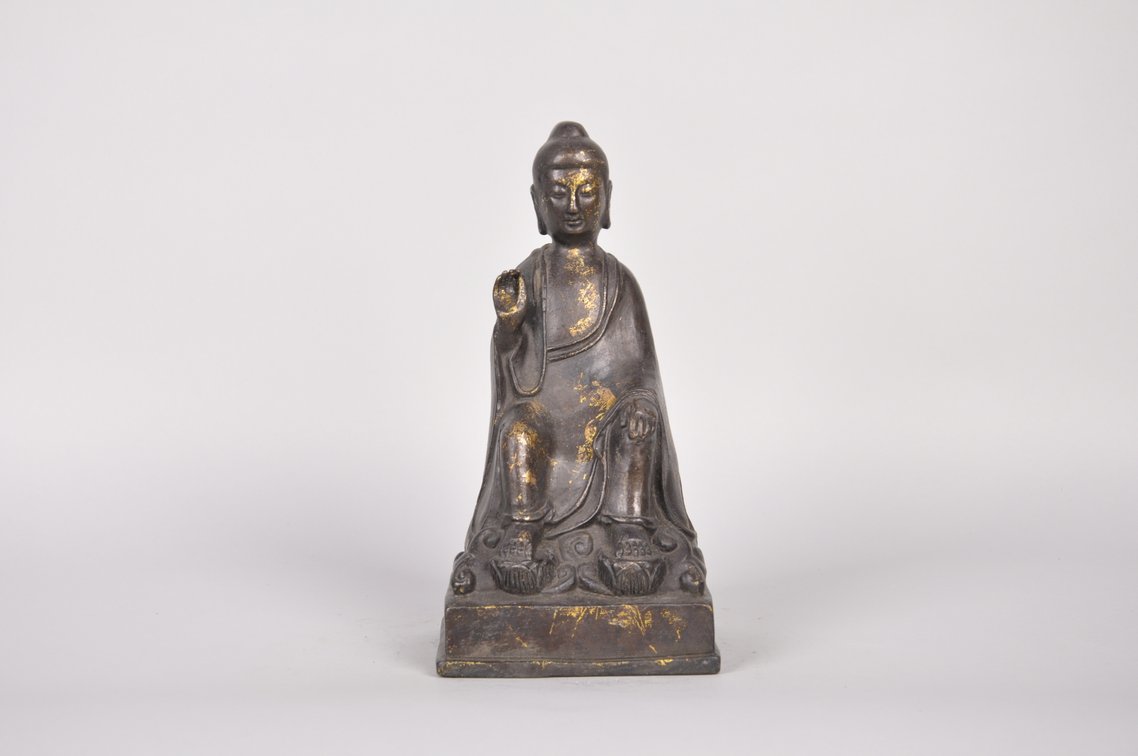 Siddhartha Gautama Historical Buddha Bronze Sculpture, photo 2 of 8