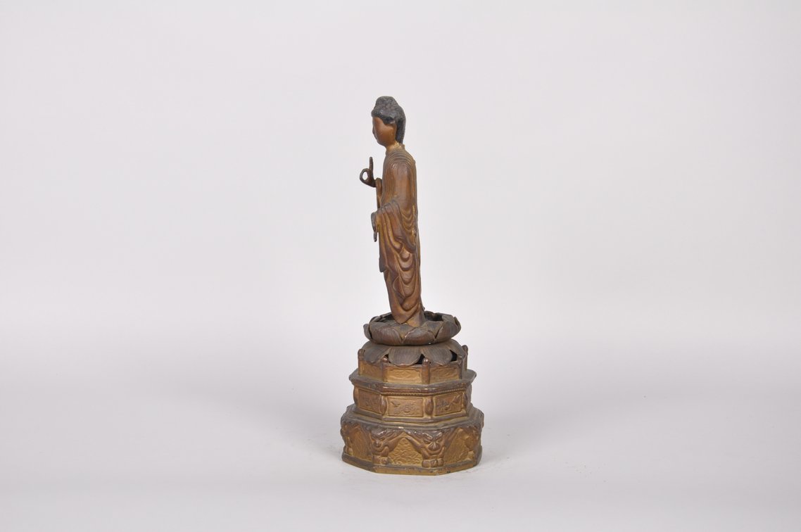 Amitabha Mahayana Bronze Buddha Sculpture, photo 4 of 8