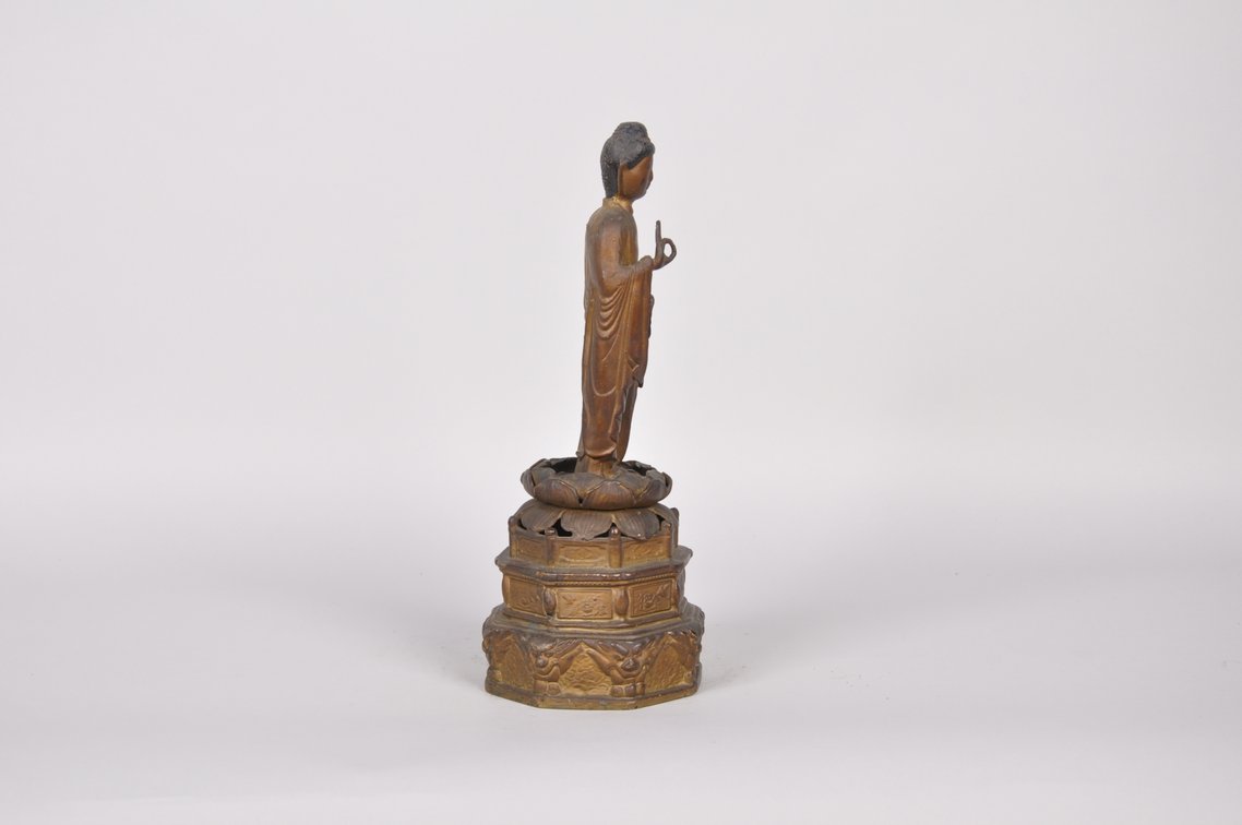 Amitabha Mahayana Bronze Buddha Sculpture, photo 5 of 8