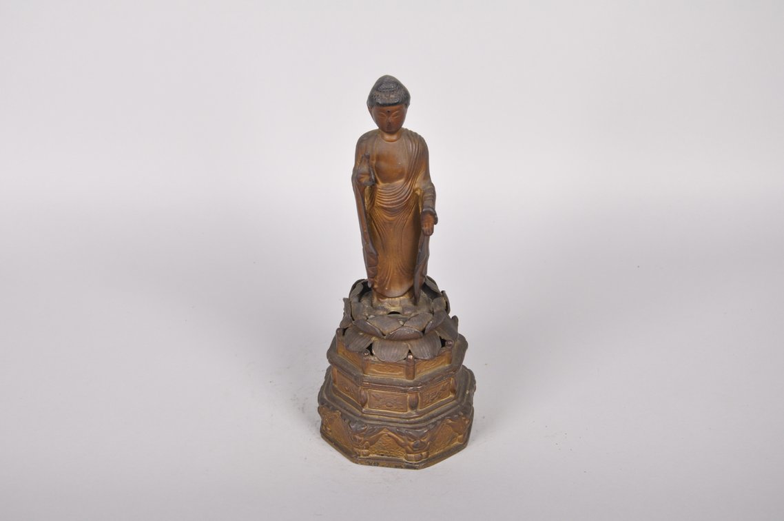 Amitabha Mahayana Bronze Buddha Sculpture, photo 6 of 8