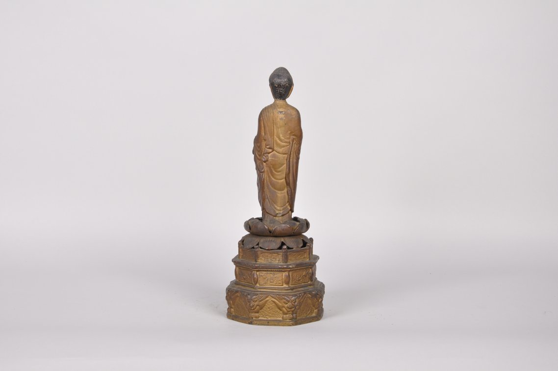 Amitabha Mahayana Bronze Buddha Sculpture, photo 7 of 8