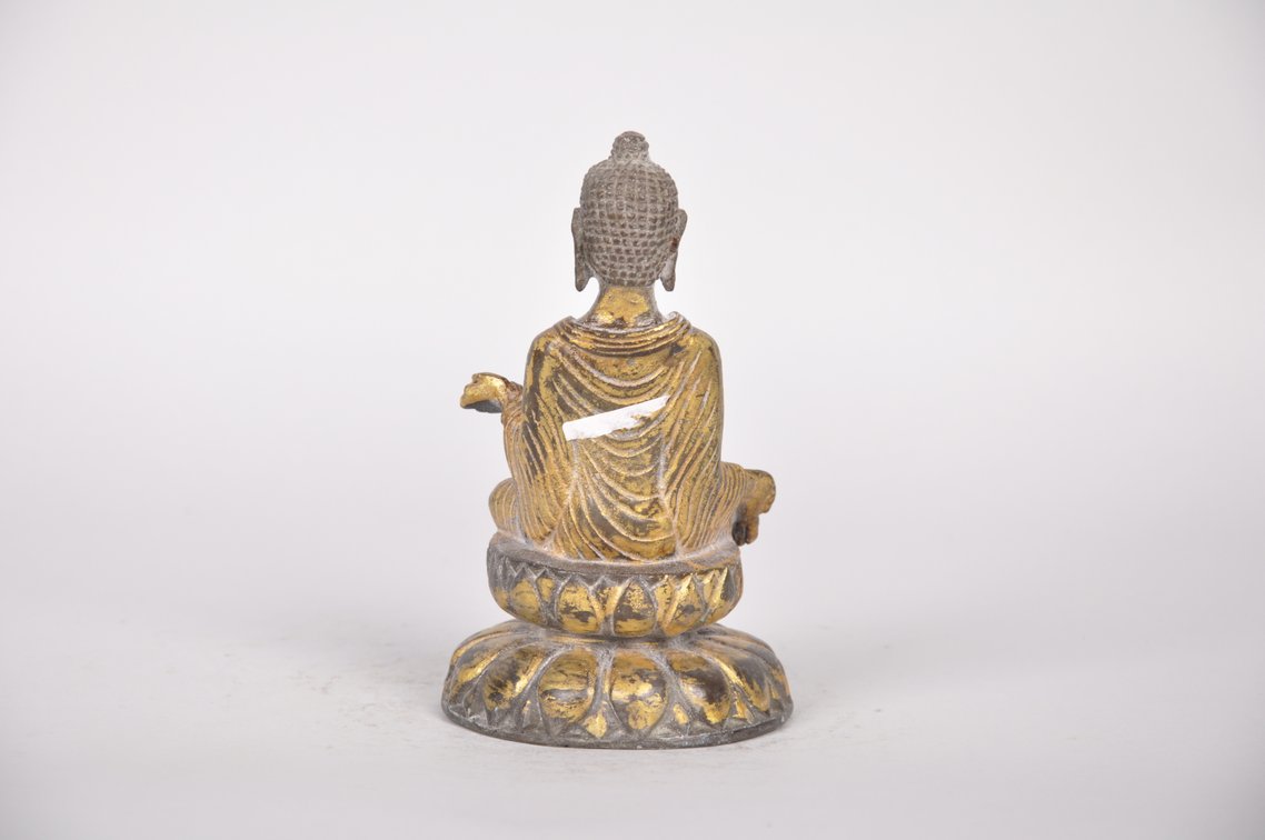 Shakyamuni Bronze Buddha Sculpture, photo 7 of 8