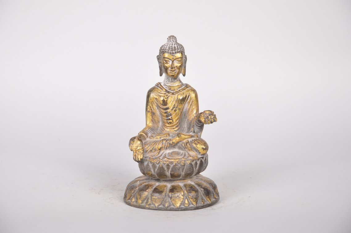 Shakyamuni Bronze Buddha Sculpture, photo 2 of 8