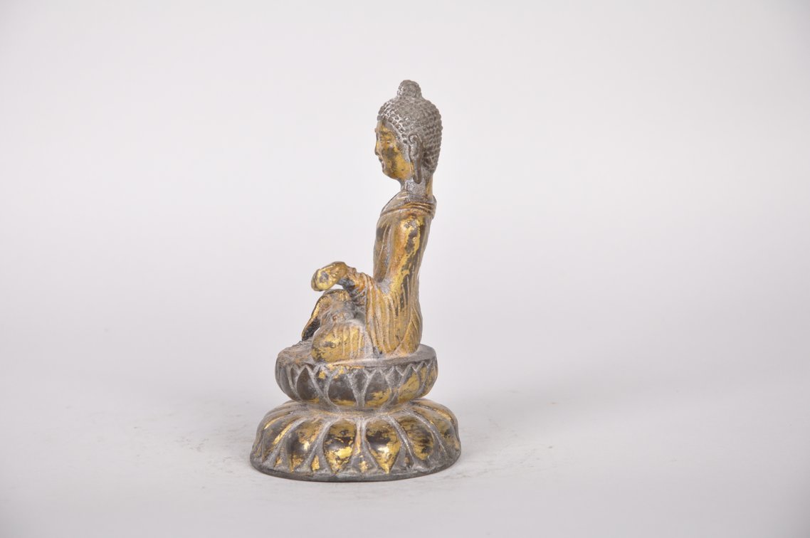 Shakyamuni Bronze Buddha Sculpture, photo 4 of 8