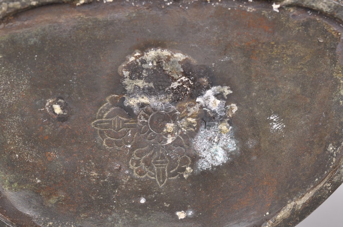 Sino Tibetan Bronze Guru Sculpture, photo 8 of 8