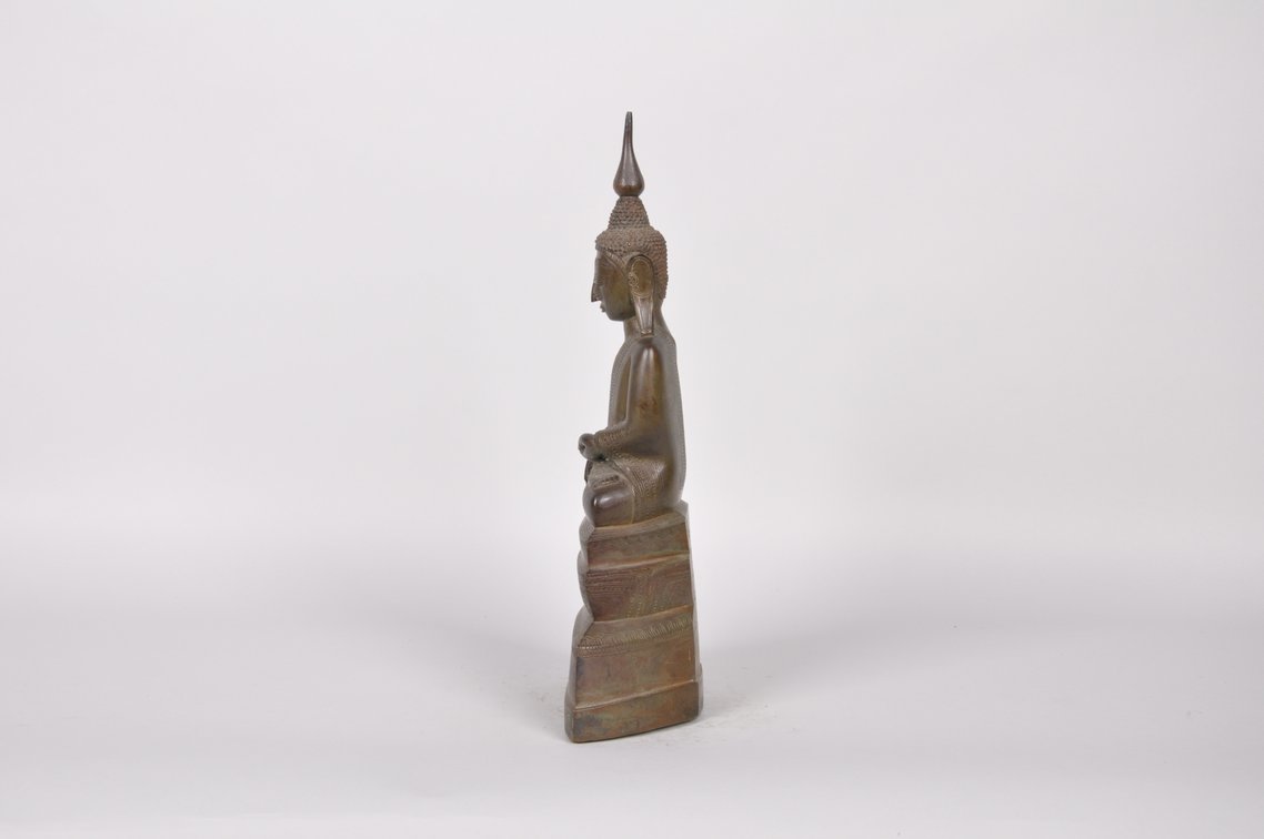 Siddhartha Gautama Historical Buddha Bronze Sculpture, photo 3 of 8