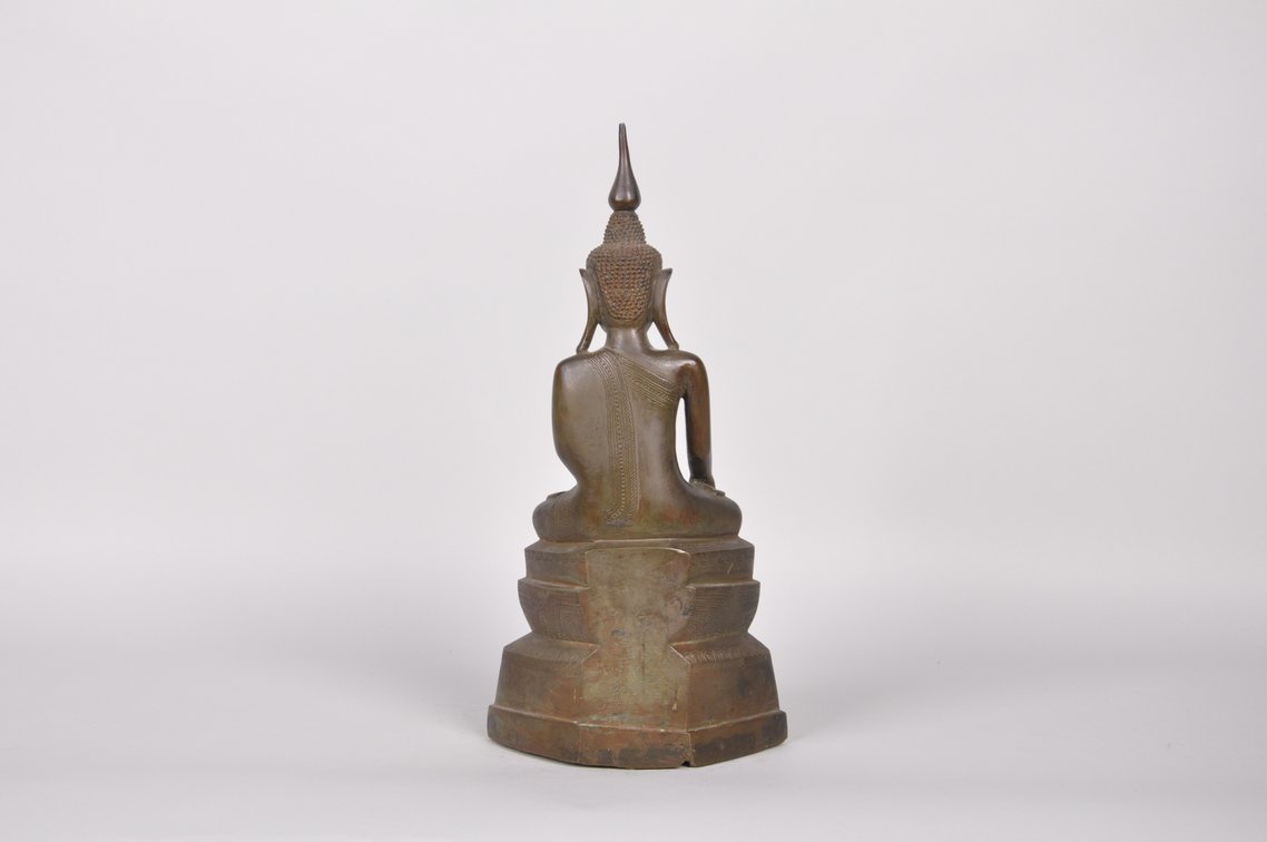 Siddhartha Gautama Historical Buddha Bronze Sculpture, photo 6 of 8