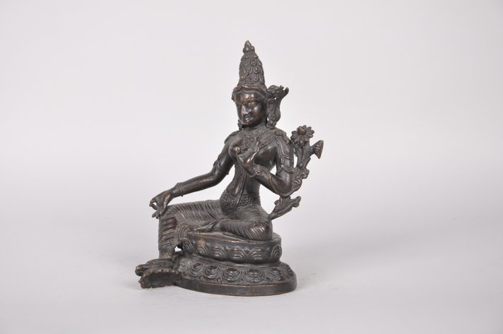 Tibetan Bronze Seated Tara