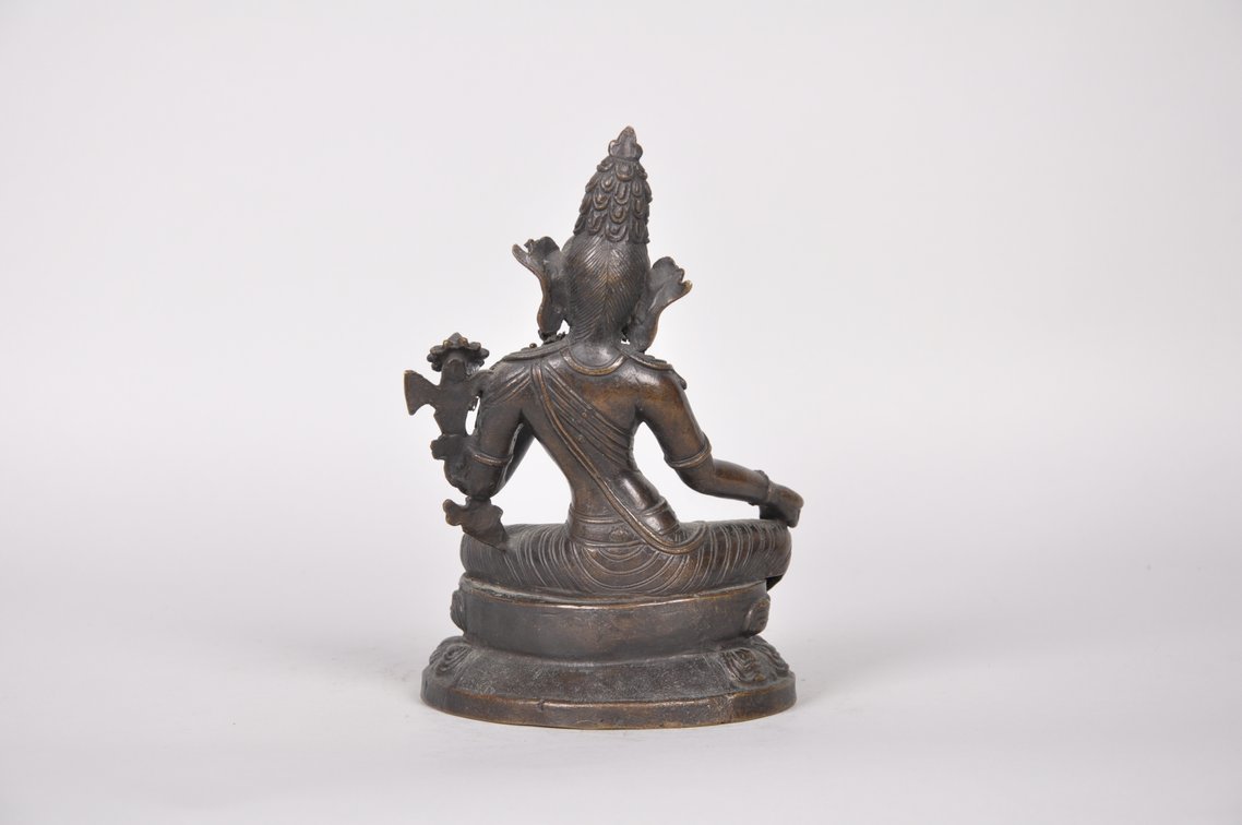 Tibetan Bronze Seated Tara, photo 7 of 8