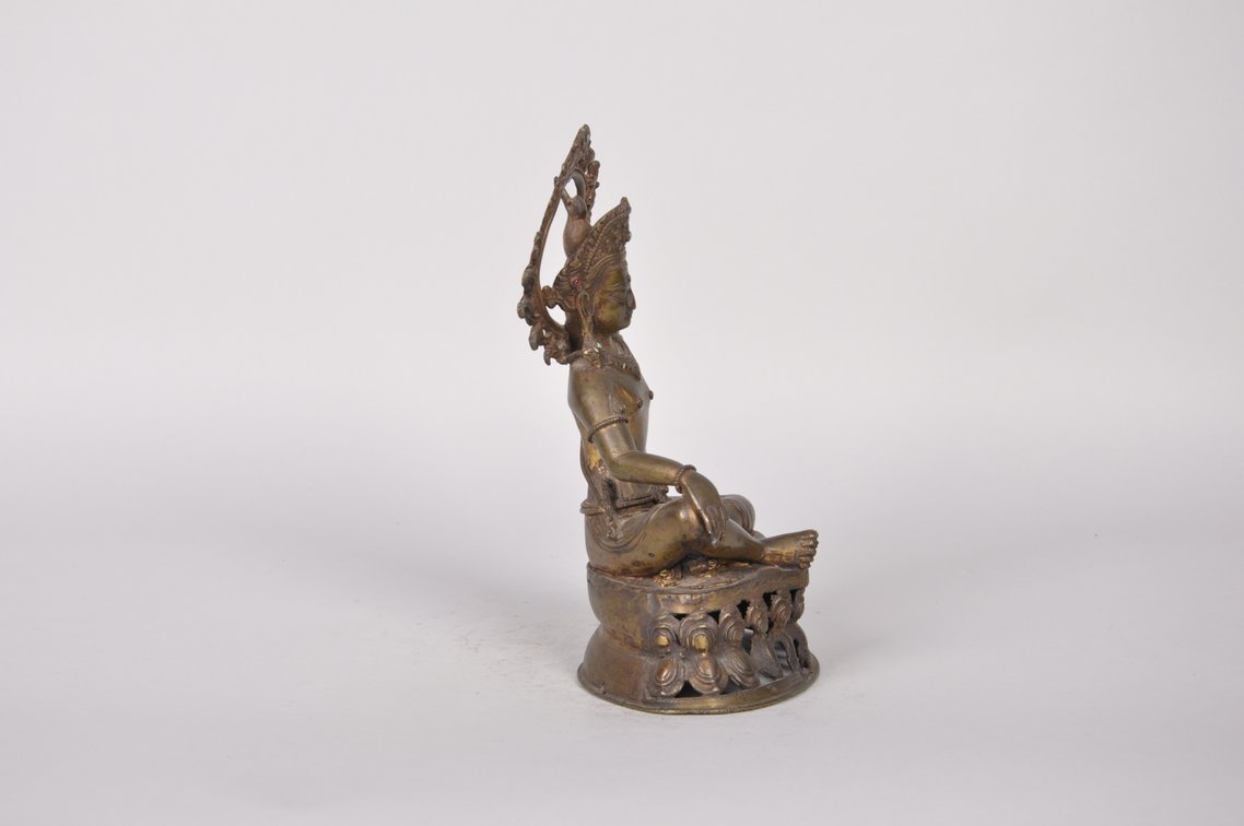 Bronze Seated Bodhisattva, photo 5 of 8