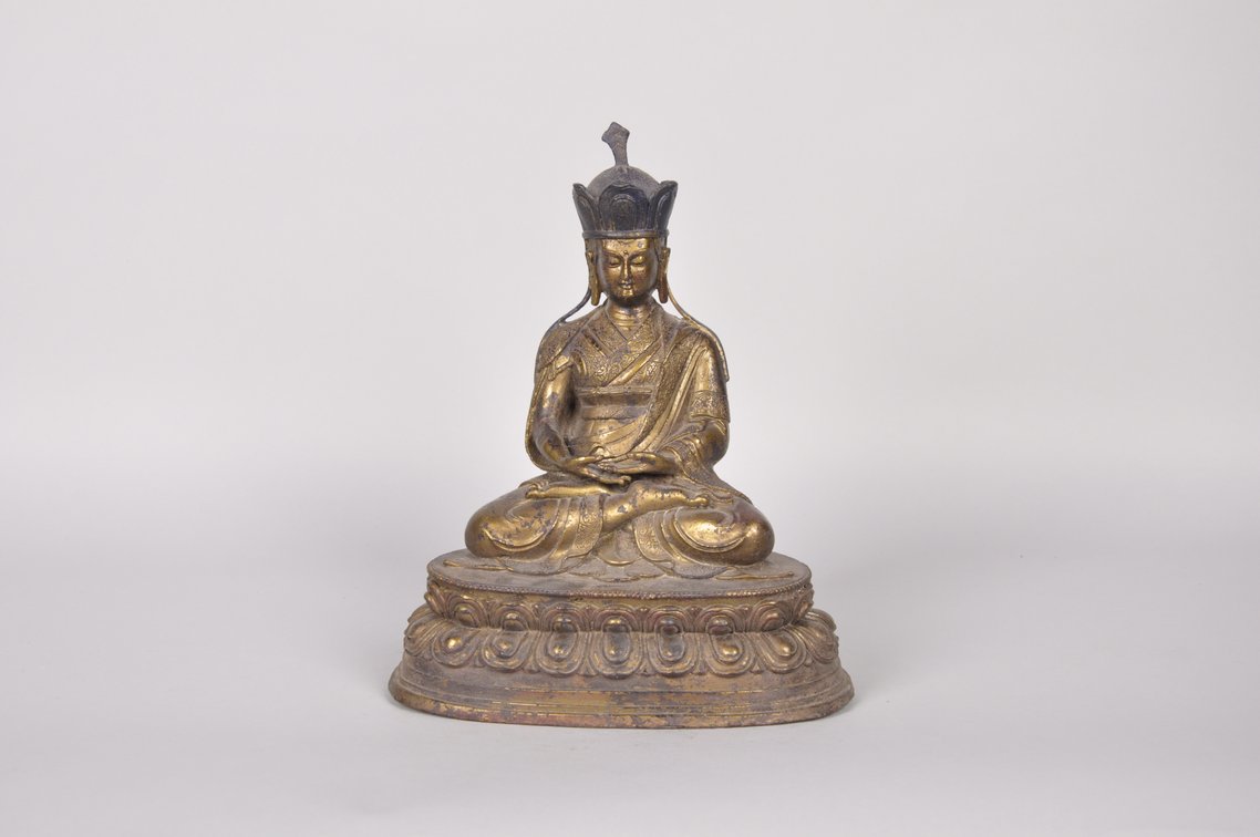 Bronze Seated Ksitigarbha Bodhisattva, photo 2 of 8