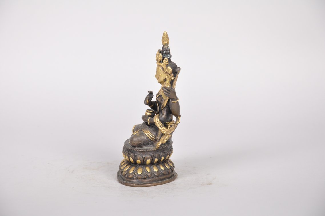 Vajrasattva Buddha of Perfection Bronze Sculpture, photo 5 of 9