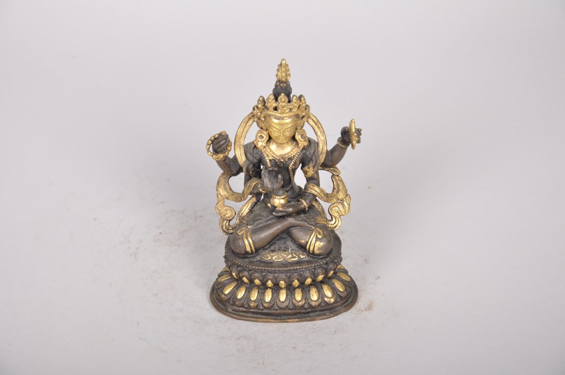 Vajrasattva Buddha of Perfection Bronze Sculpture, photo 6 of 9