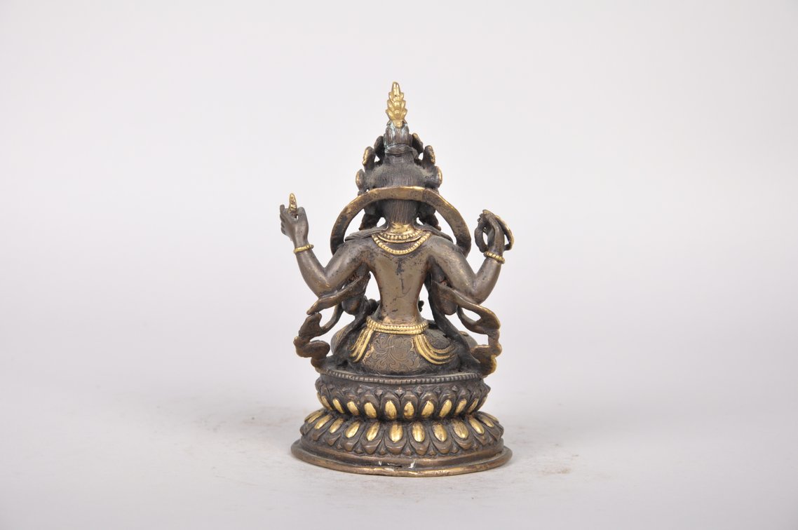 Vajrasattva Buddha of Perfection Bronze Sculpture, photo 7 of 9