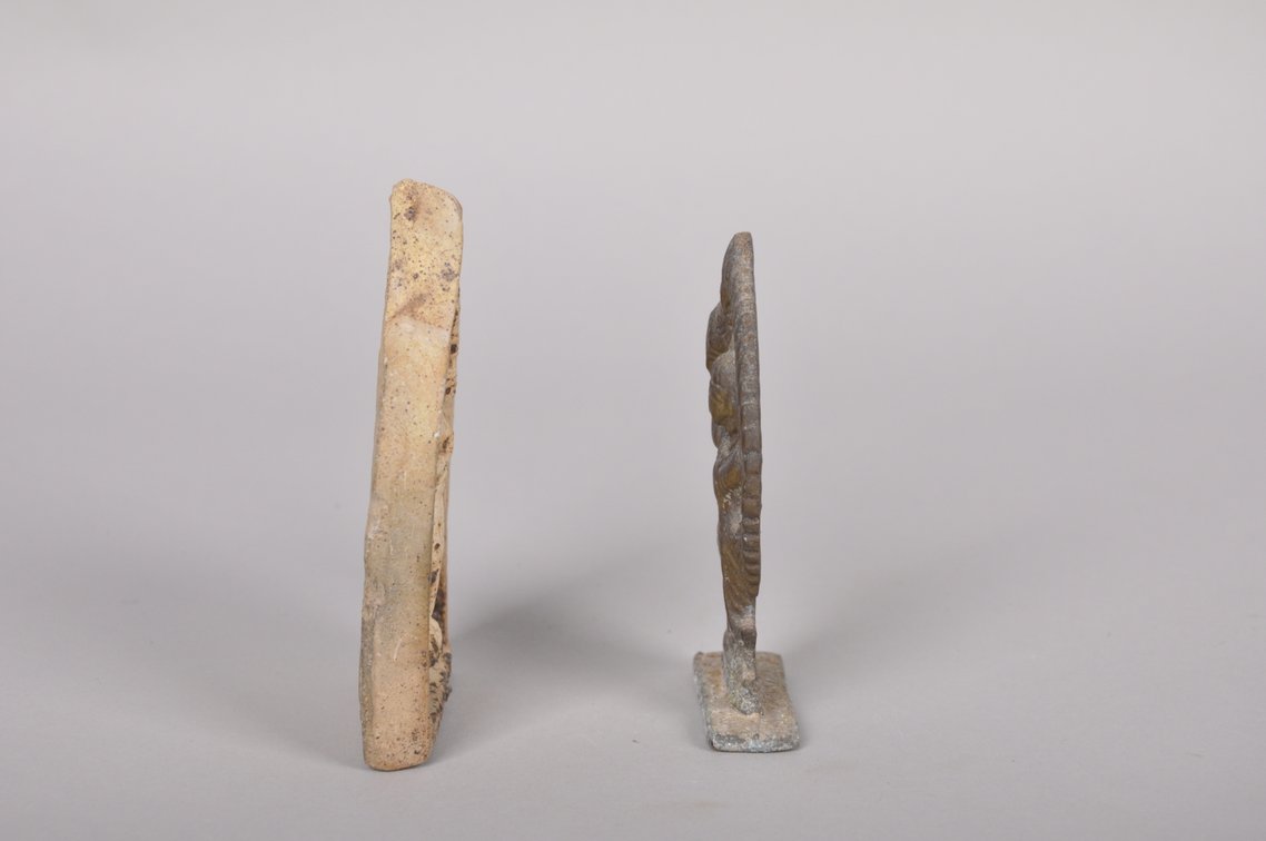 Shiva and a Tsatas Tablet Votive Minature Sculptures, photo 13 of 16