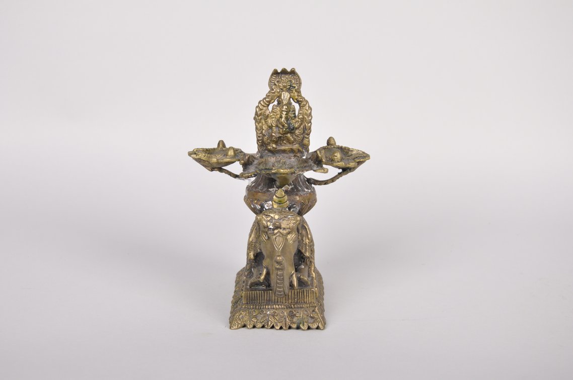 Brass Ganesha Oil Lamp, photo 2 of 7