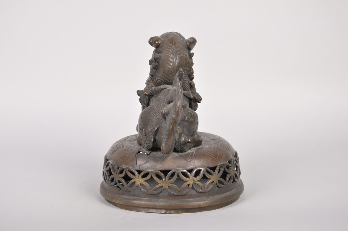 Bronze Foo Dog Sculpture, photo 6 of 7