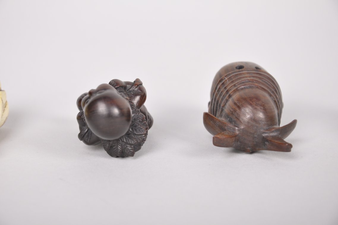 Netsuke Figure Miniature Sculptures and Koro Toppers, photo 17 of 17