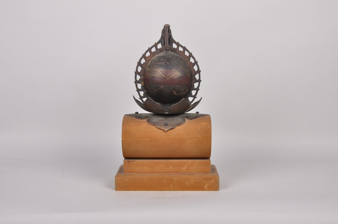 Butsudan Lotus Flower Sphere Ornamentation, Japan, photo 2 of 10