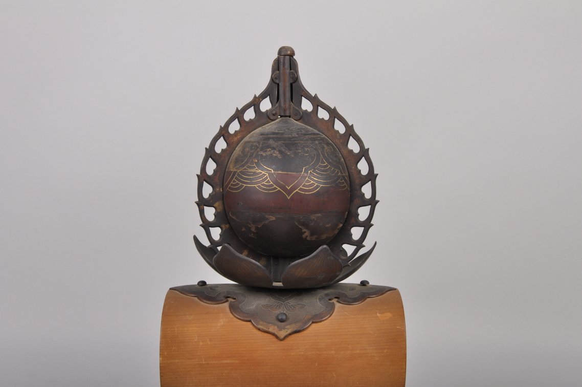 Butsudan Lotus Flower Sphere Ornamentation, Japan, photo 7 of 10